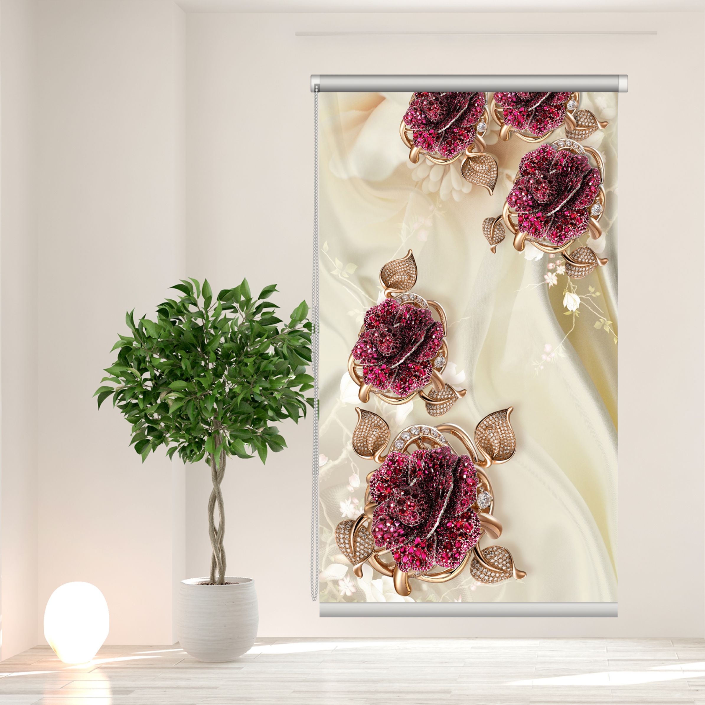 پرده شید کد 2118488 سایز 150x180 سانتیمتر 