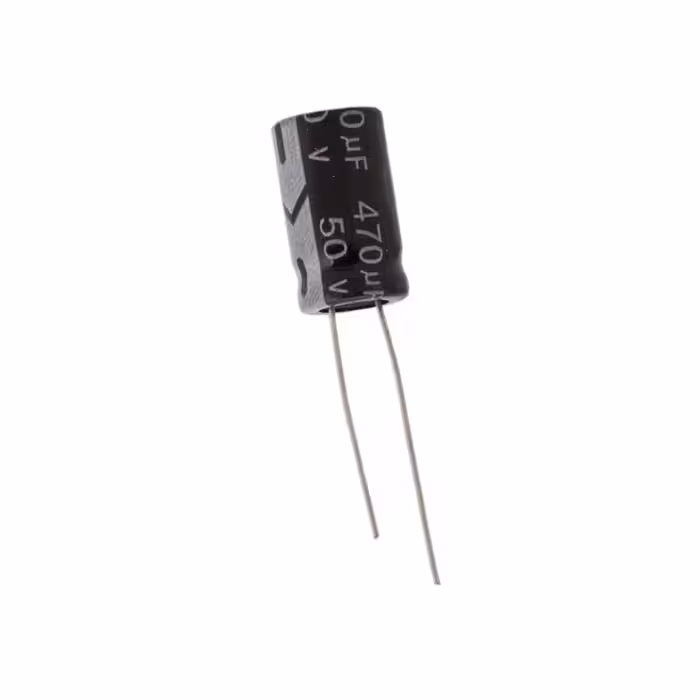 خازن الکترولیت 470 میکرو فاراد کد 00078 بسته 10 عددی