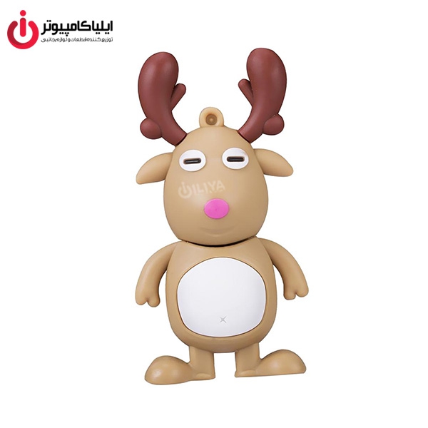 فلش مموری عروسکی کینگ فست مدل ST-10 طرح گوزن ظرفیت 32 گیگابایت