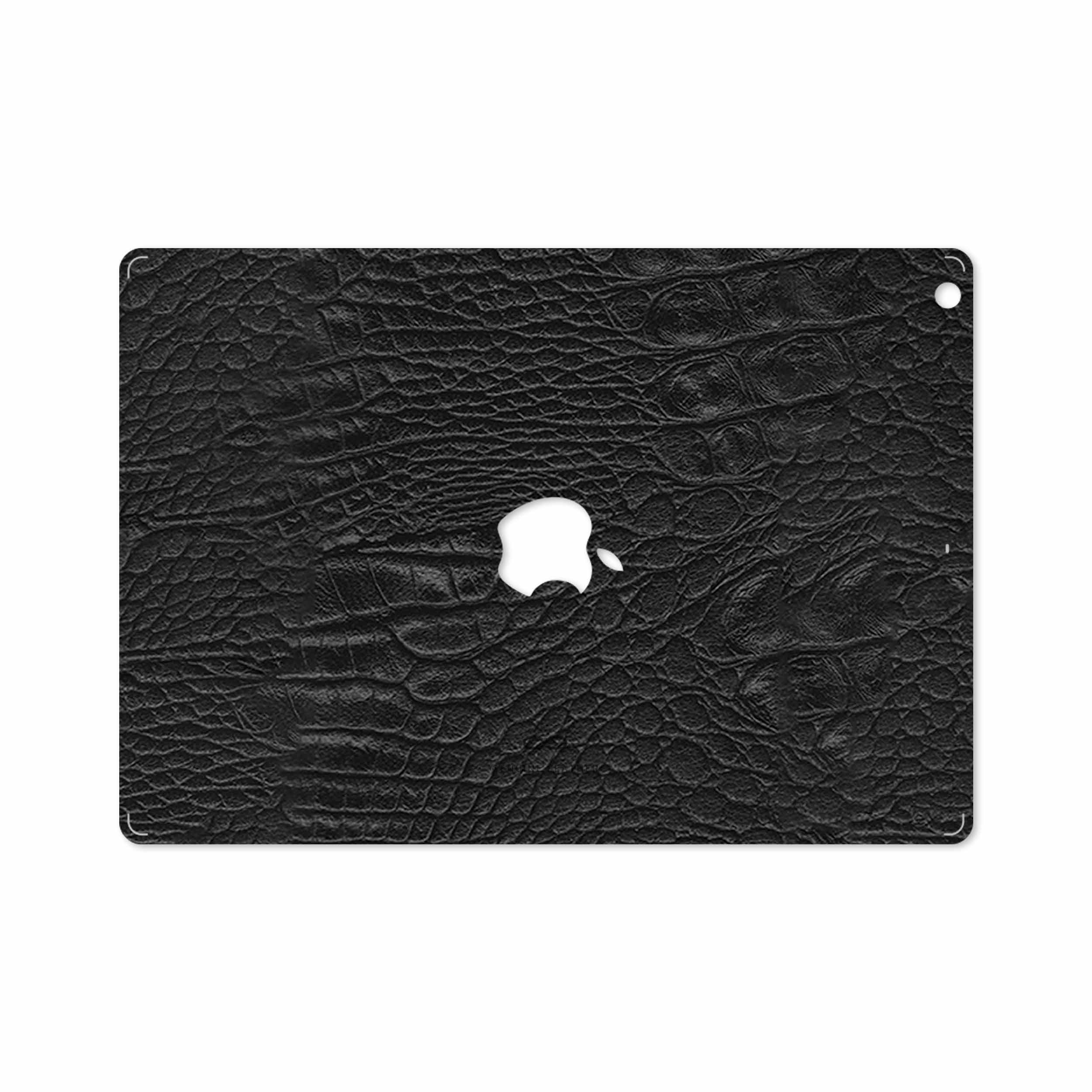 برچسب پوششی ماهوت مدل Black-Crocodile-Leather مناسب برای تبلت اپل iPad Air 2013 A1474