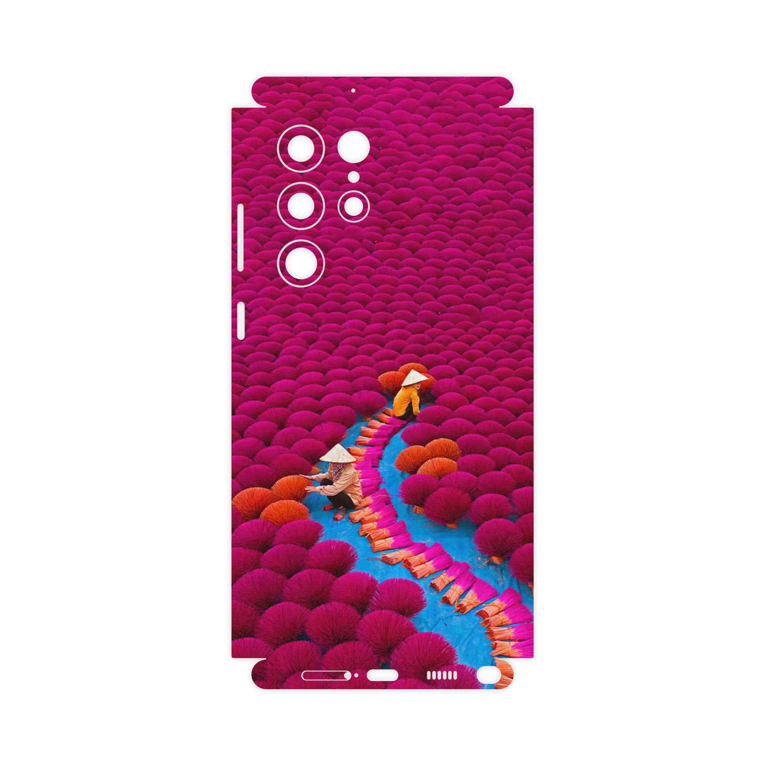 برچسب پوششی ماهوت مدل Vietnam Incense Wood Farms-FullSkin مناسب برای گوشی موبایل سامسونگ Galaxy S22 Ultra 5G