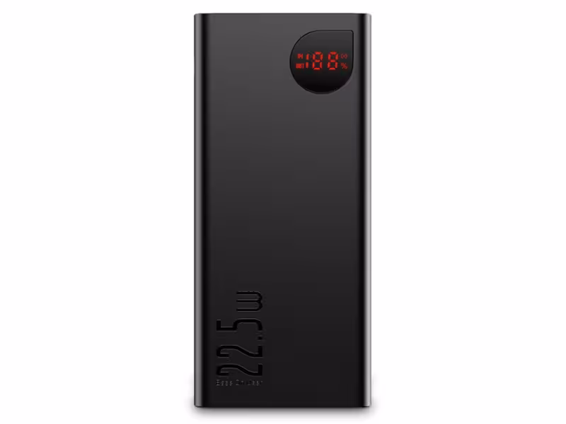 پاور بانک شارژ سریع22.5 وات 10000 بیسوس Baseus Adaman Metal Digital Display 10000mAh