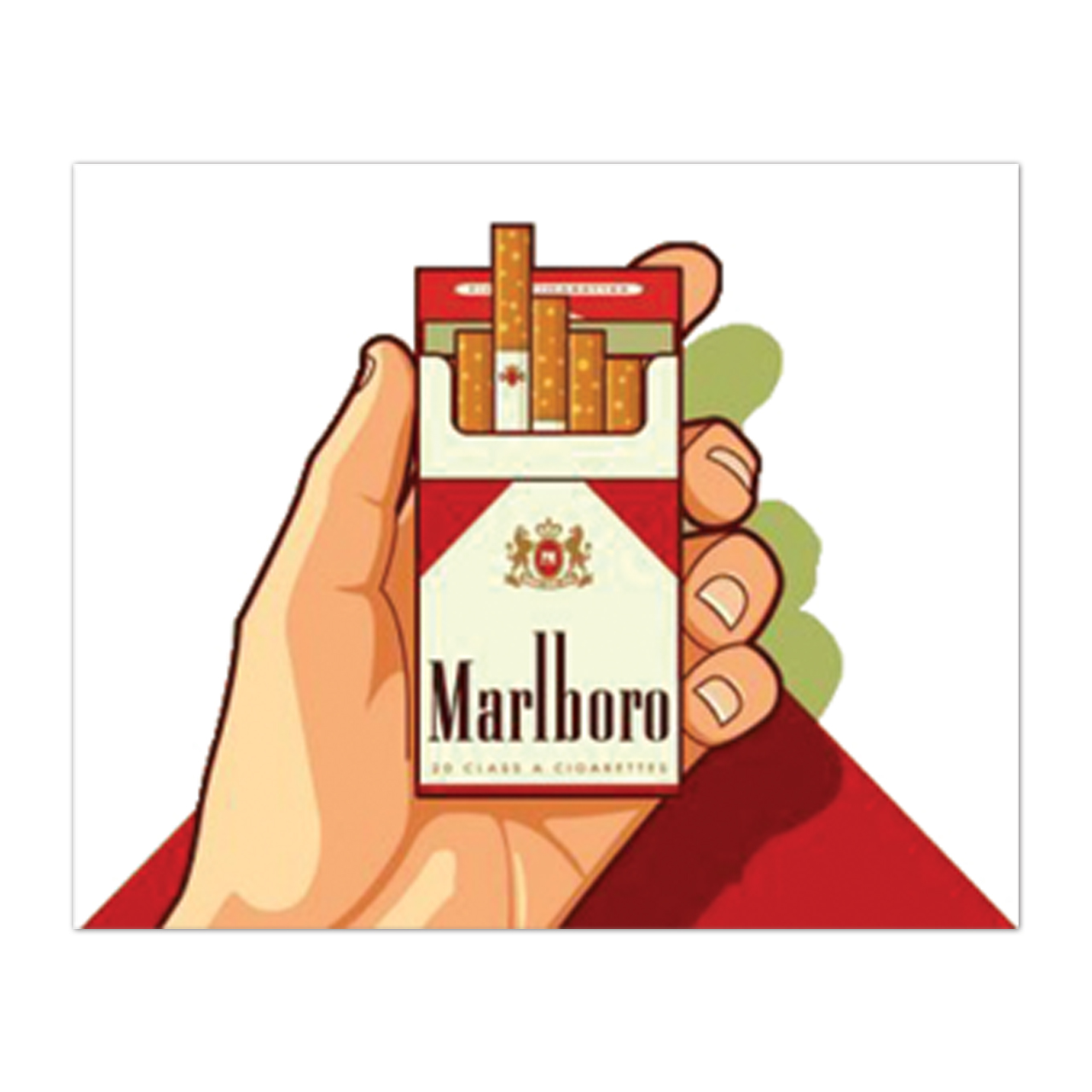 استیکر تزئینی موبایل طرح سیگار کد 2099