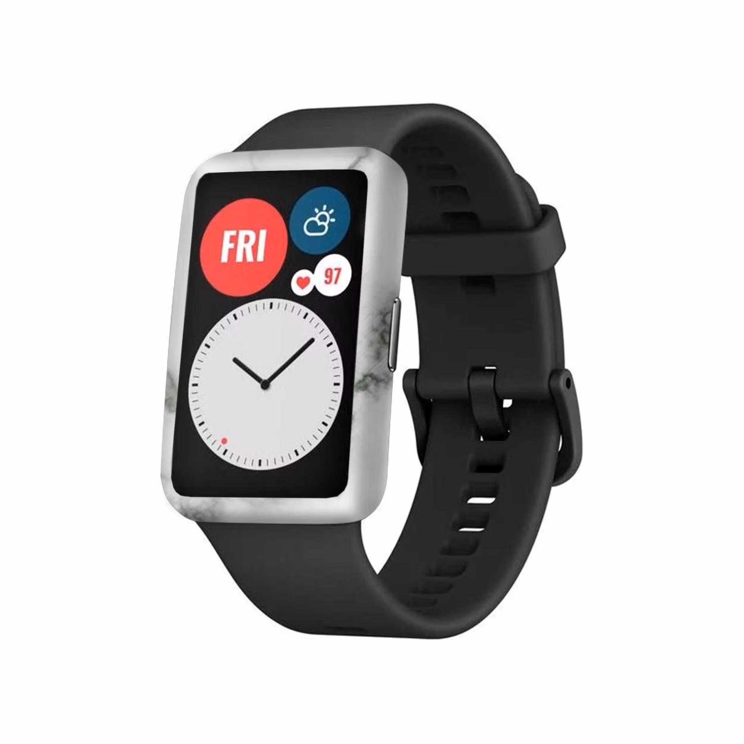 برچسب ماهوت طرح Blanco Smoke Marble مناسب برای ساعت هوشمند هوآوی Watch Fit
