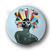 بشقاب دیوارکوب سفالی مدل P5