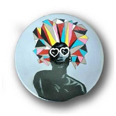 بشقاب دیوارکوب سفالی مدل P5