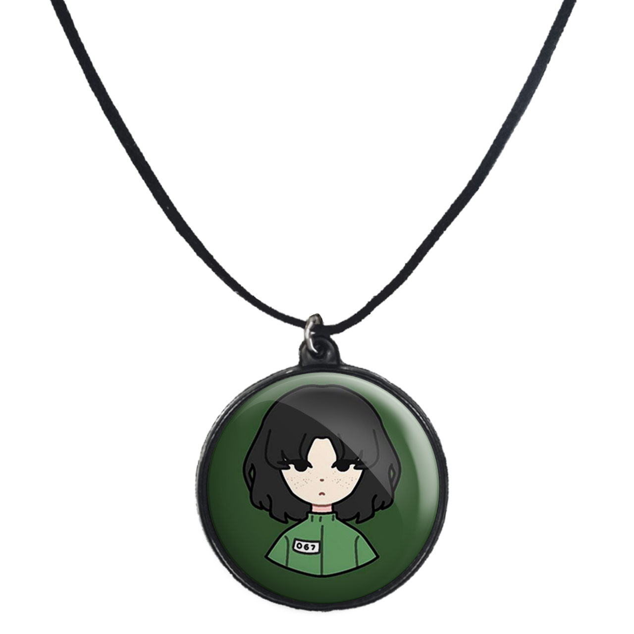 گردنبند پرمانه طرح بازی مرکب کد pmb.7875 مدل دو طرفه