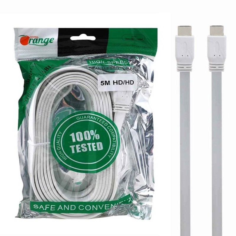 کابل Orange HDMI فلت 5 متری.کیفیت بالا