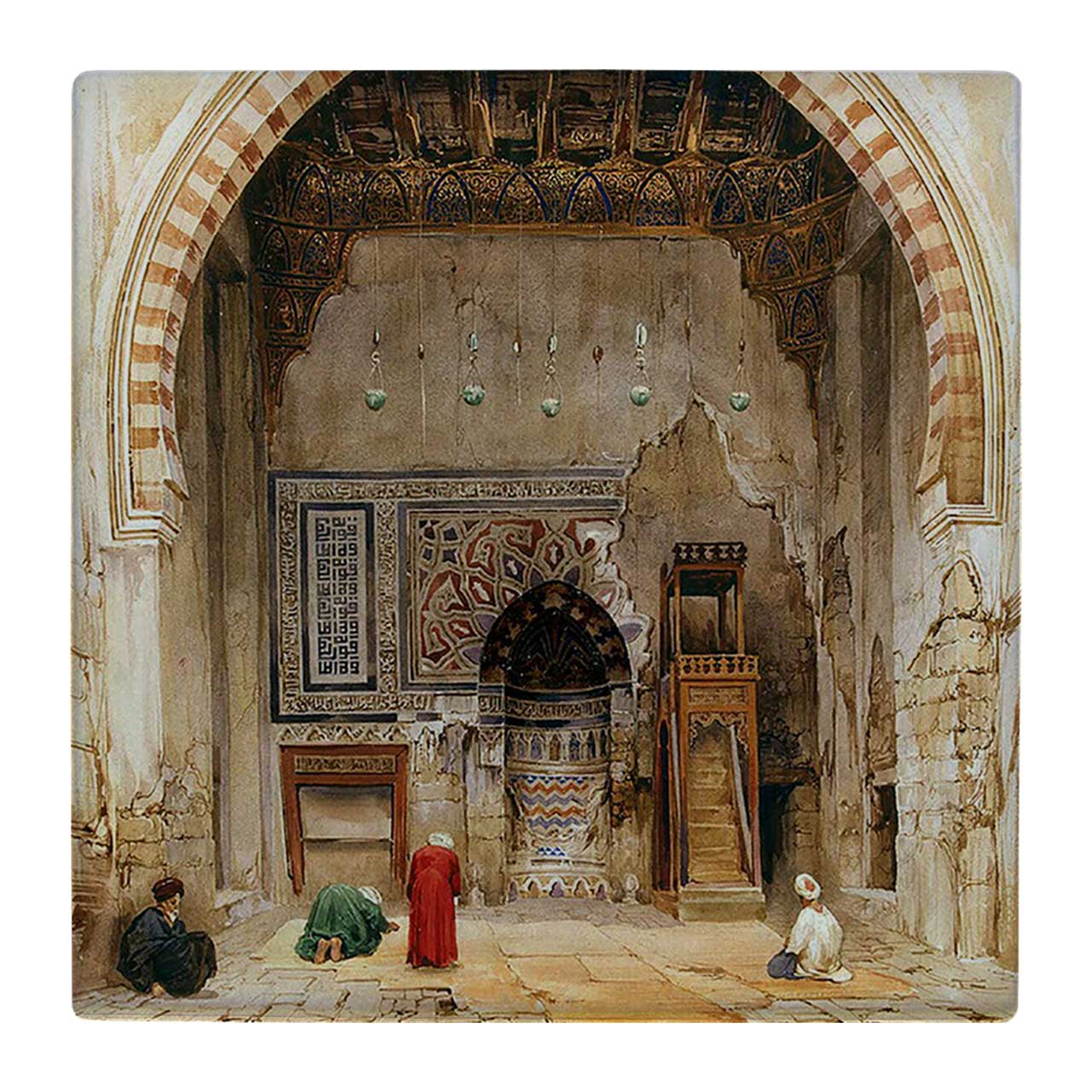 کاشی کارنیلا طرح مسجدی در مصر کد wk128