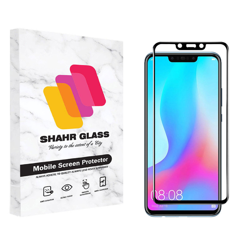 محافظ صفحه نمایش شهر گلس مدل FUL مناسب برای گوشی موبایل هوآوی Nova 3i | کالا برتری