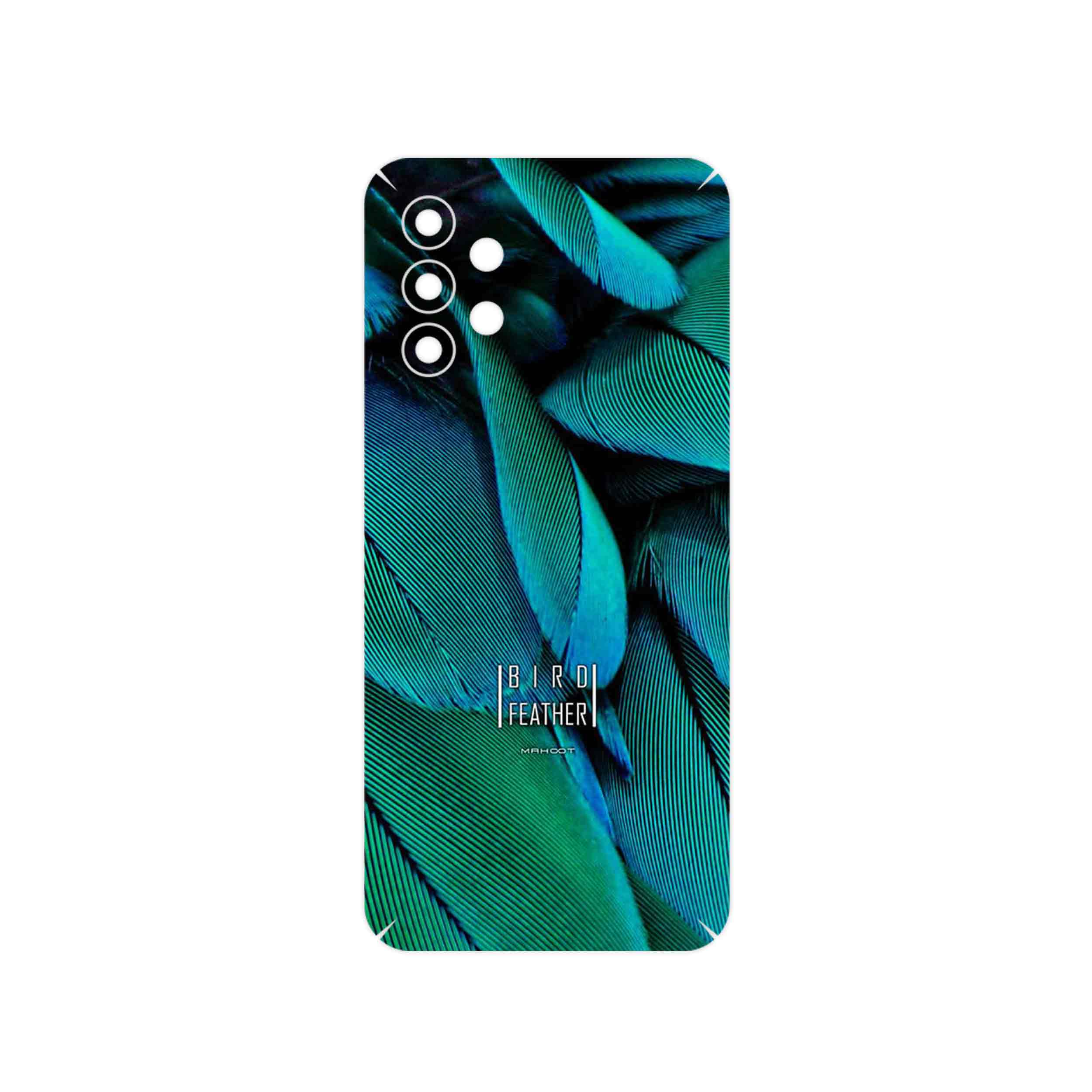 برچسب پوششی ماهوت مدل Green Feather مناسب برای گوشی موبایل سامسونگ Galaxy A13