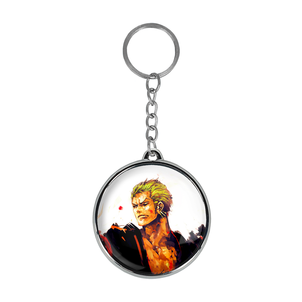 جاکلیدی خندالو طرح سانجی و زورو انیمه وان پیس مدل دوطرفه کد 1724517243