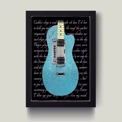 تابلو مدل Guitar کدS0616-b