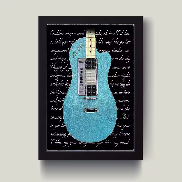 تابلو مدل Guitar کدS0616-b