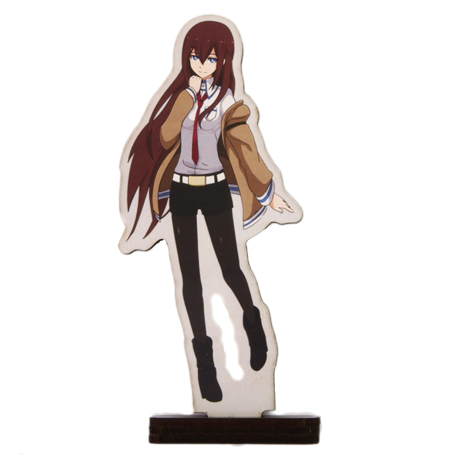 استند رومیزی تزینی طرح انیمه steins gate مدل kurisu makise