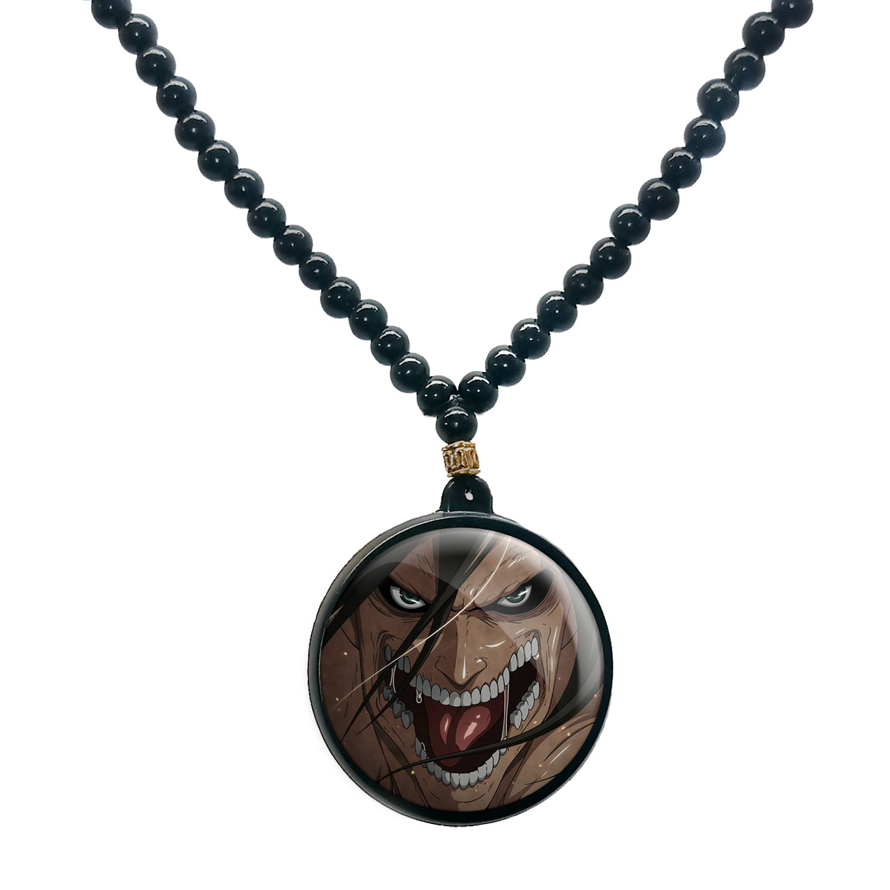 گردنبند پرمانه طرح Attack on Titan کد pmd.22786 مدل دو طرفه