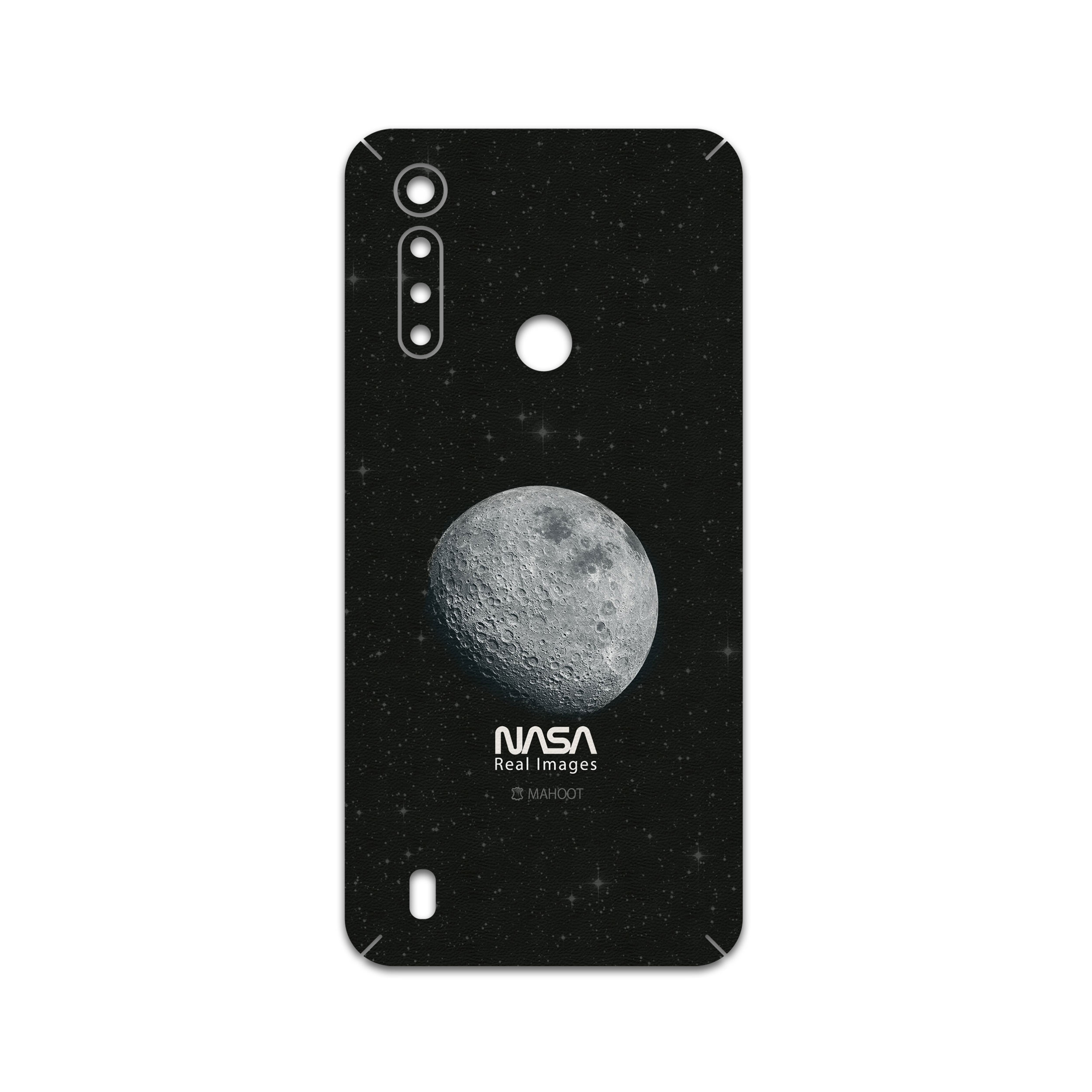 برچسب پوششی ماهوت مدل Moon-By-NASA مناسب برای گوشی موبایل موتورولا Moto e6 Plus