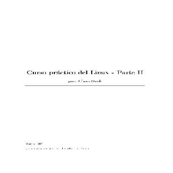 خرید و دانلود نسخه کامل کتاب Curso práctico del Linux (parte 2)