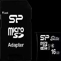 مموری کارت 16گیگابایت Silicon Power مدل Elite همراه با آداپتور