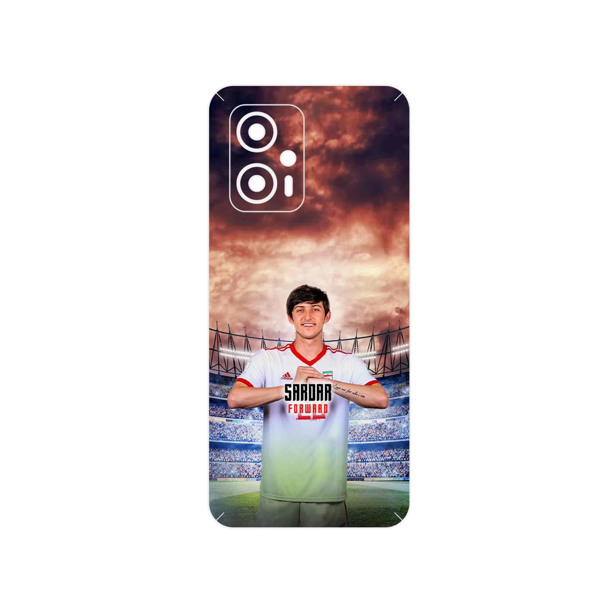 برچسب پوششی ماهوت مدل Sardar Azmoun مناسب برای گوشی موبایل شیائومی Poco X4 GT