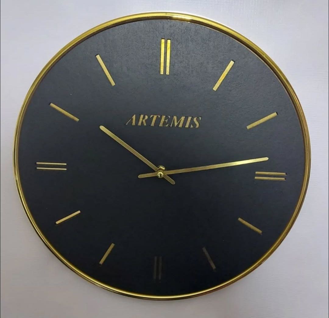 ساعت دیواری آرتمیس کد 6015 Gold B طلایی