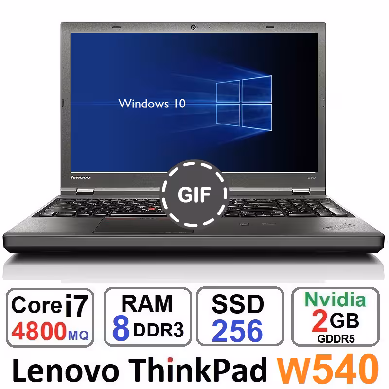 لپ تاپ Lenovo ThinkPad w540 Core i7 4800MQ رم8