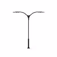 پایه چراغ حیاطی و پارکی شعاع مدل SH-Cane-7742