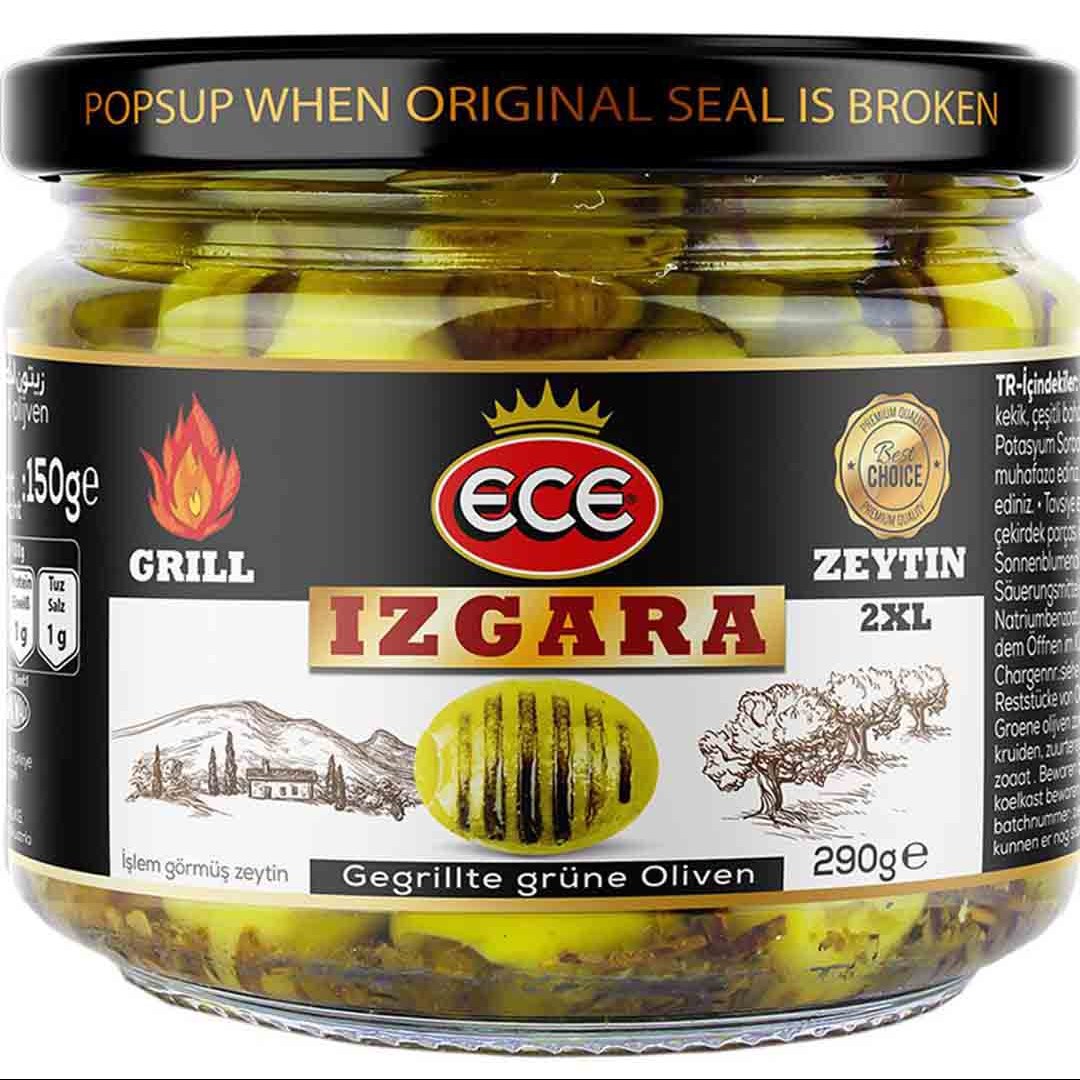 زیتون سبز بدون هسته گریل 300 گرم ای سی ای ECE