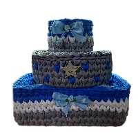 سبد وسایل کودک مدل سارینا کد 10 مجموعه 3 عددی