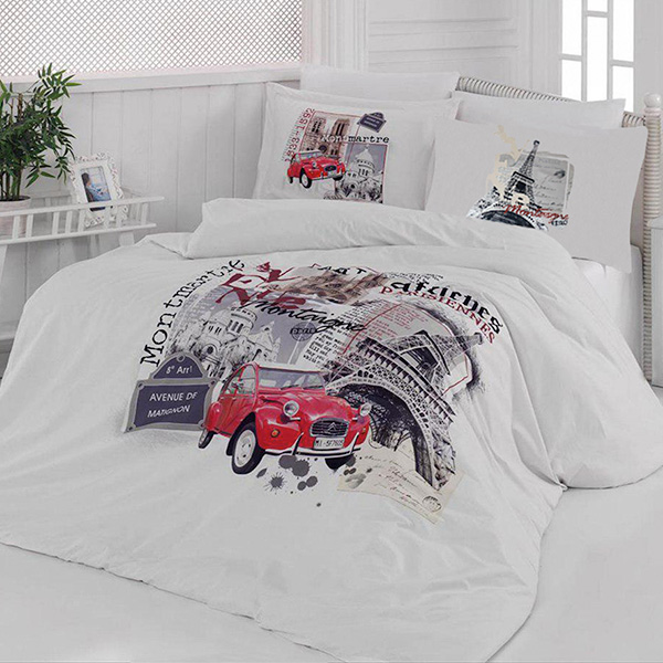 سرویس ملحفه کالرز آو فشن طرح Montaigne دو نفره 4 تکه