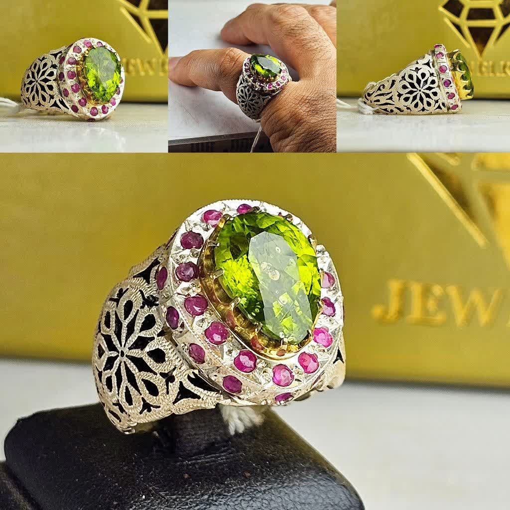 انگشتر زبرجد اصلی
رکاب فیلی شبکه دست ساز
مخراج یاقوت قرمز
نقره عیار 925ارسال رایگان 