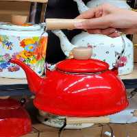 کتری 1.5 لعابی قرمز