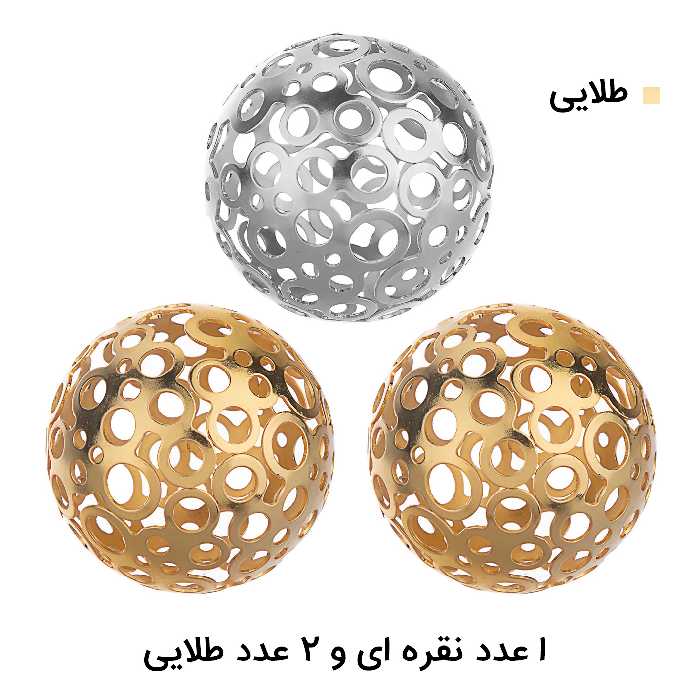 دکوری مدل گوی MIX مجموعه 3 عددی