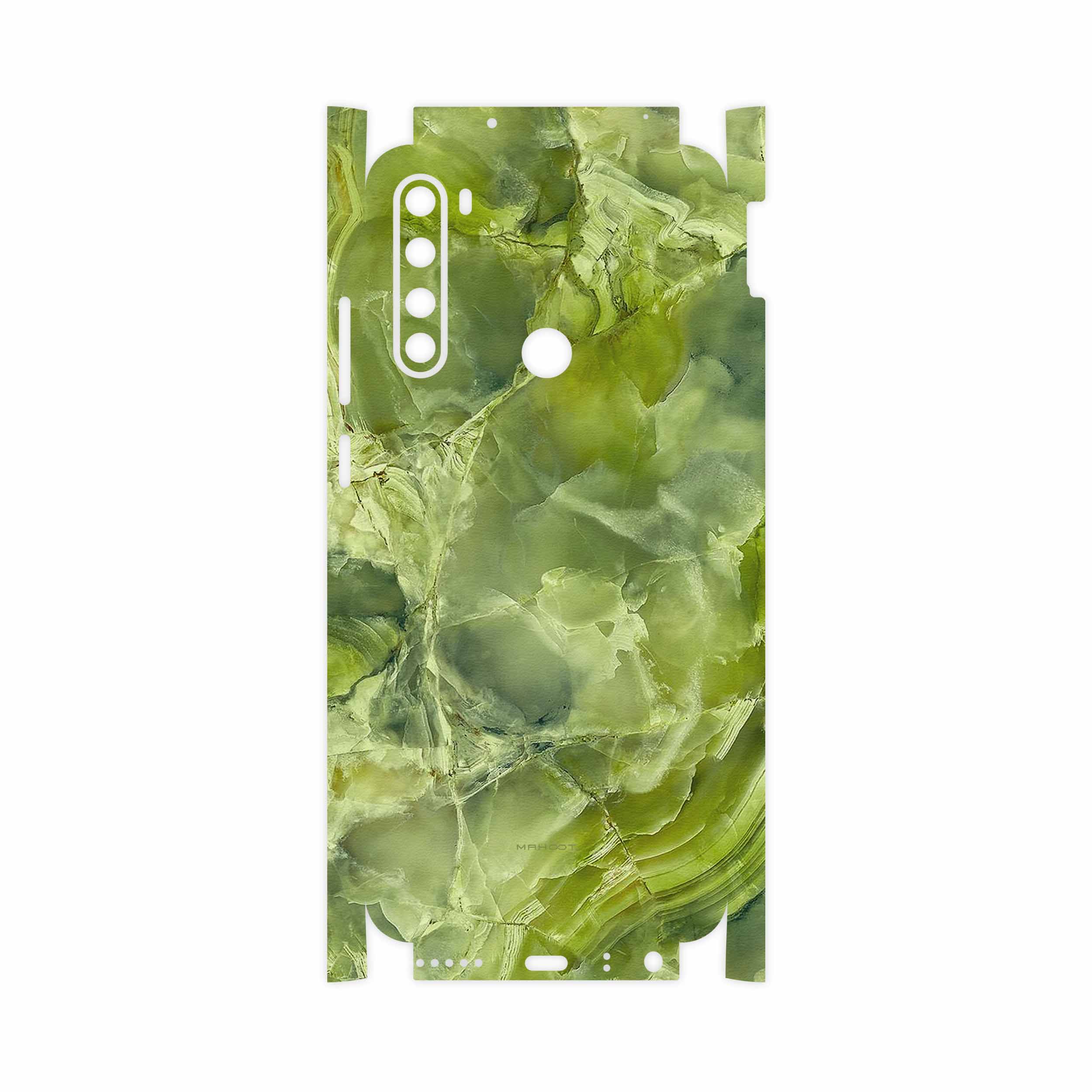 برچسب پوششی ماهوت مدل Green Crystal Marble-FullSkin مناسب برای گوشی موبایل شیائومی Redmi Note 8T