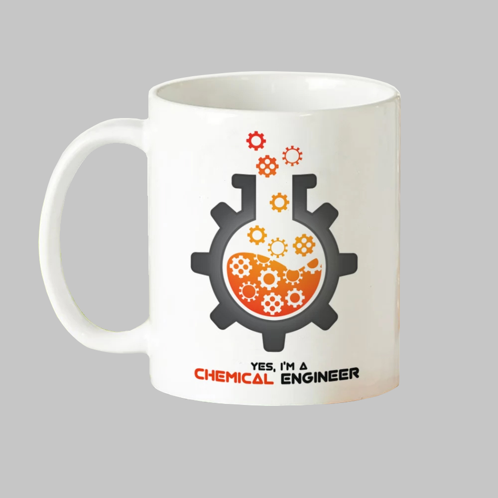 ماگ طرح دانشجو مهندسی شیمی