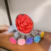 گل مصنوعی مدل رز کاغذی بسته 6 عددی