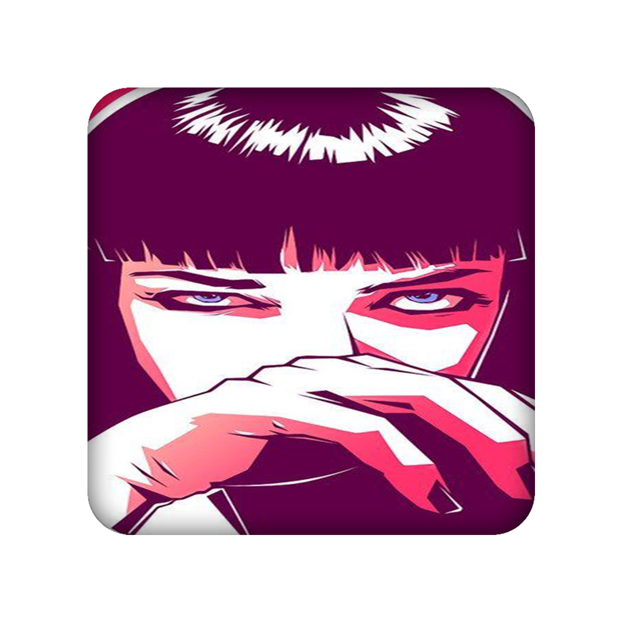 زیر لیوانی طرح دختر کد 1169