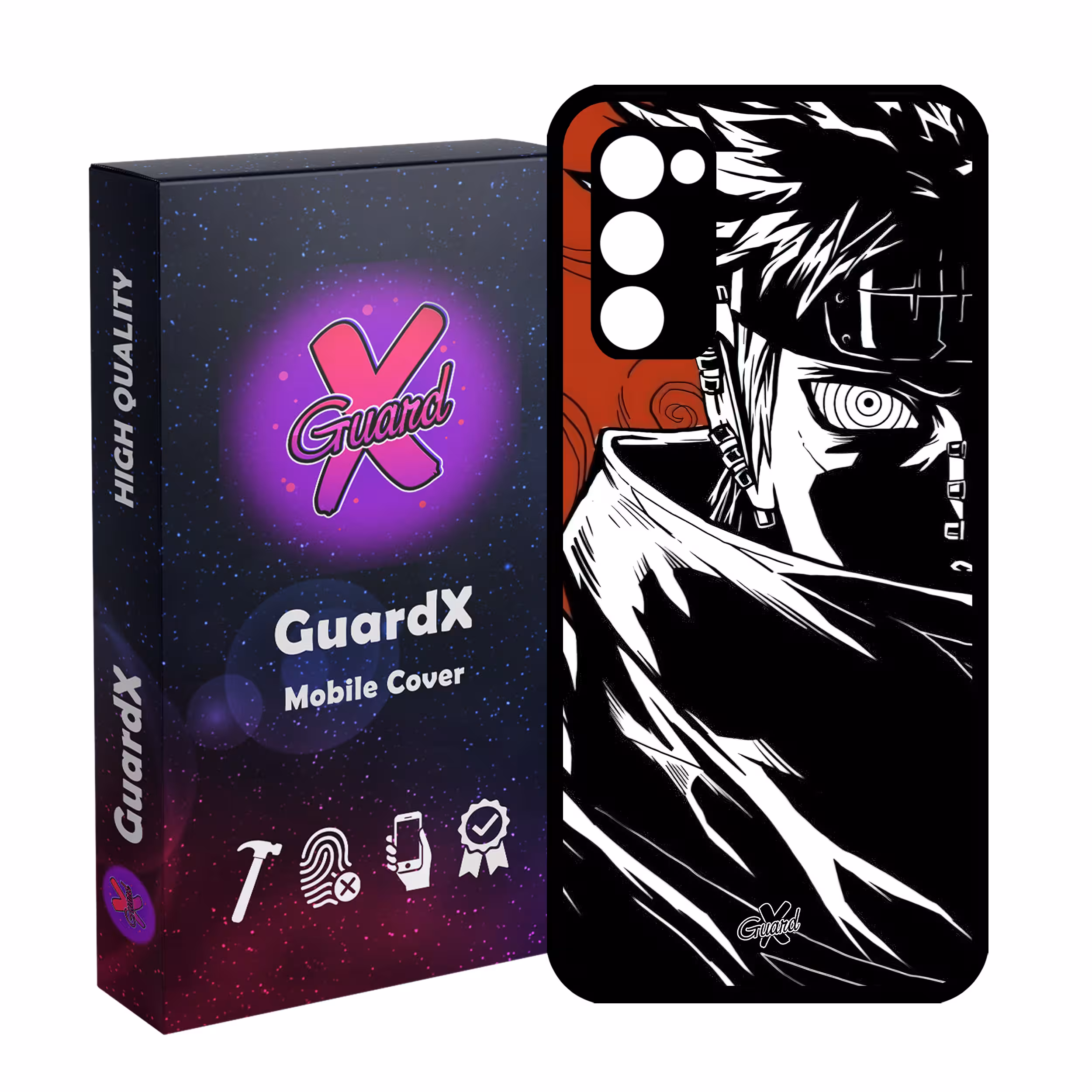 کاور گارد ایکس طرح Pain Anime مدل Glass10551 مناسب برای گوشی موبایل سامسونگ Galaxy S20 FE