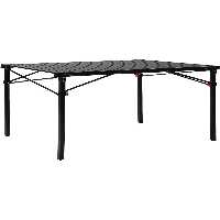 میز کمپ مشکی سیاه کمپینگ باغ تاشو طراحی مدرن و ساختار با دوام 4 6 نفر KINGCAMP