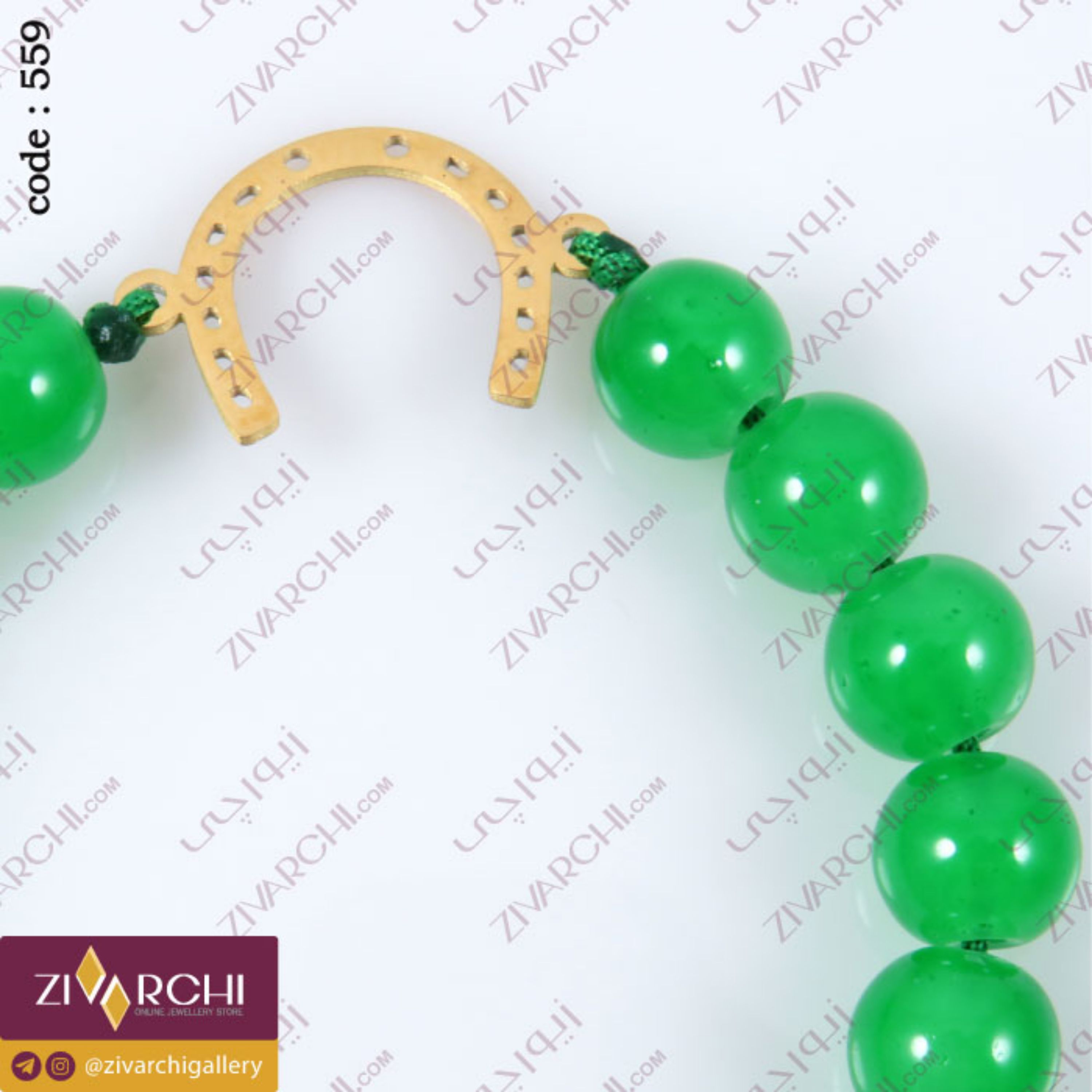 دستبند مهره ای با پلاک استیل 559