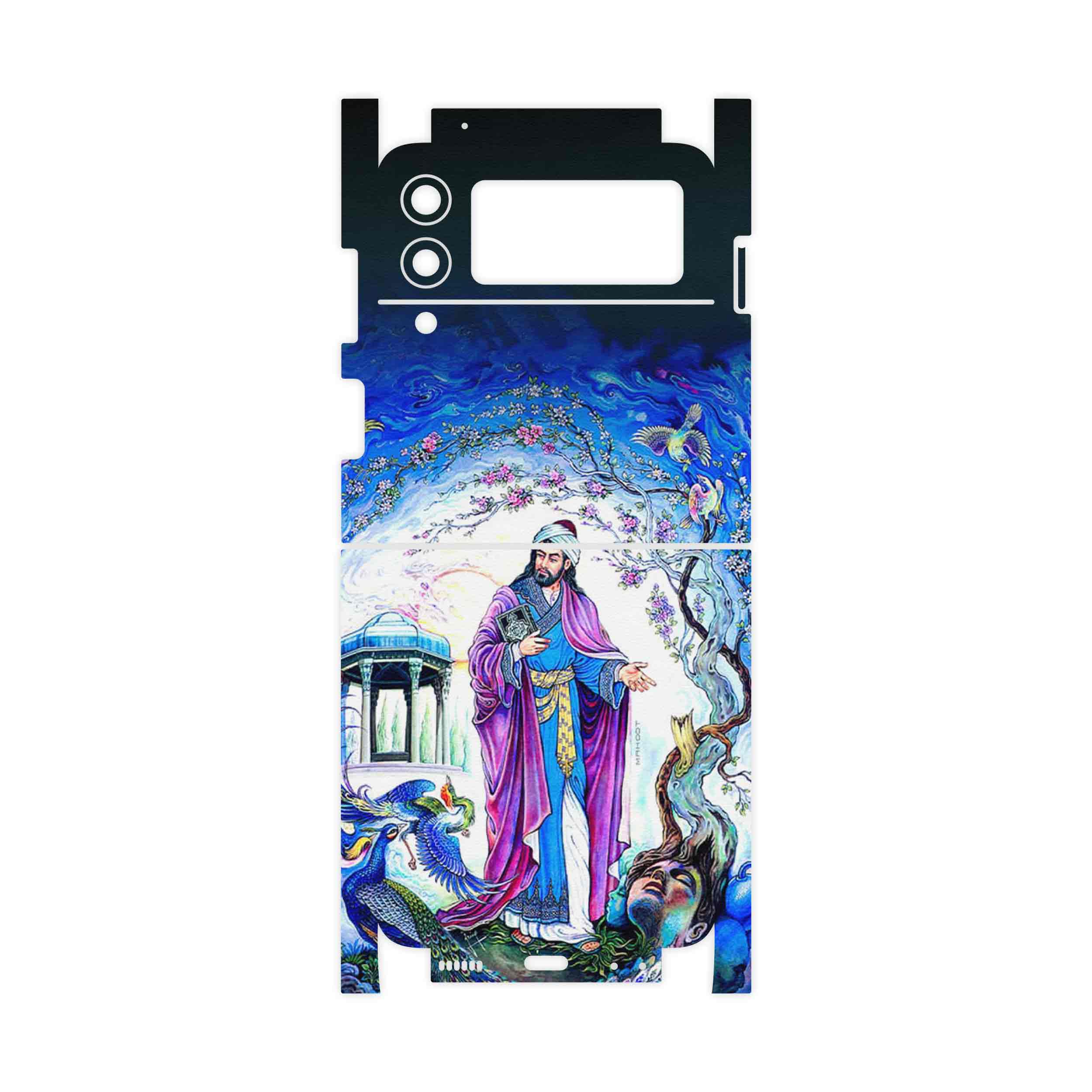 برچسب پوششی ماهوت مدل Hafiz-FullSkin مناسب برای گوشی موبایل سامسونگ Galaxy Z Flip3 5G
