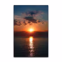 تابلو شاسی گوفی مدل طبیعت غروب آفتاب طرح Nature Sunset کد REF79 | دنیای قاب