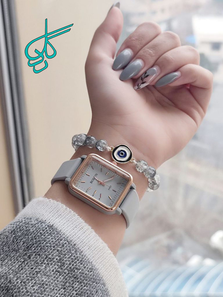 خرید ست اکسسوری دخترانه شامل ساعت دستبند کد 1815657 - ردگل