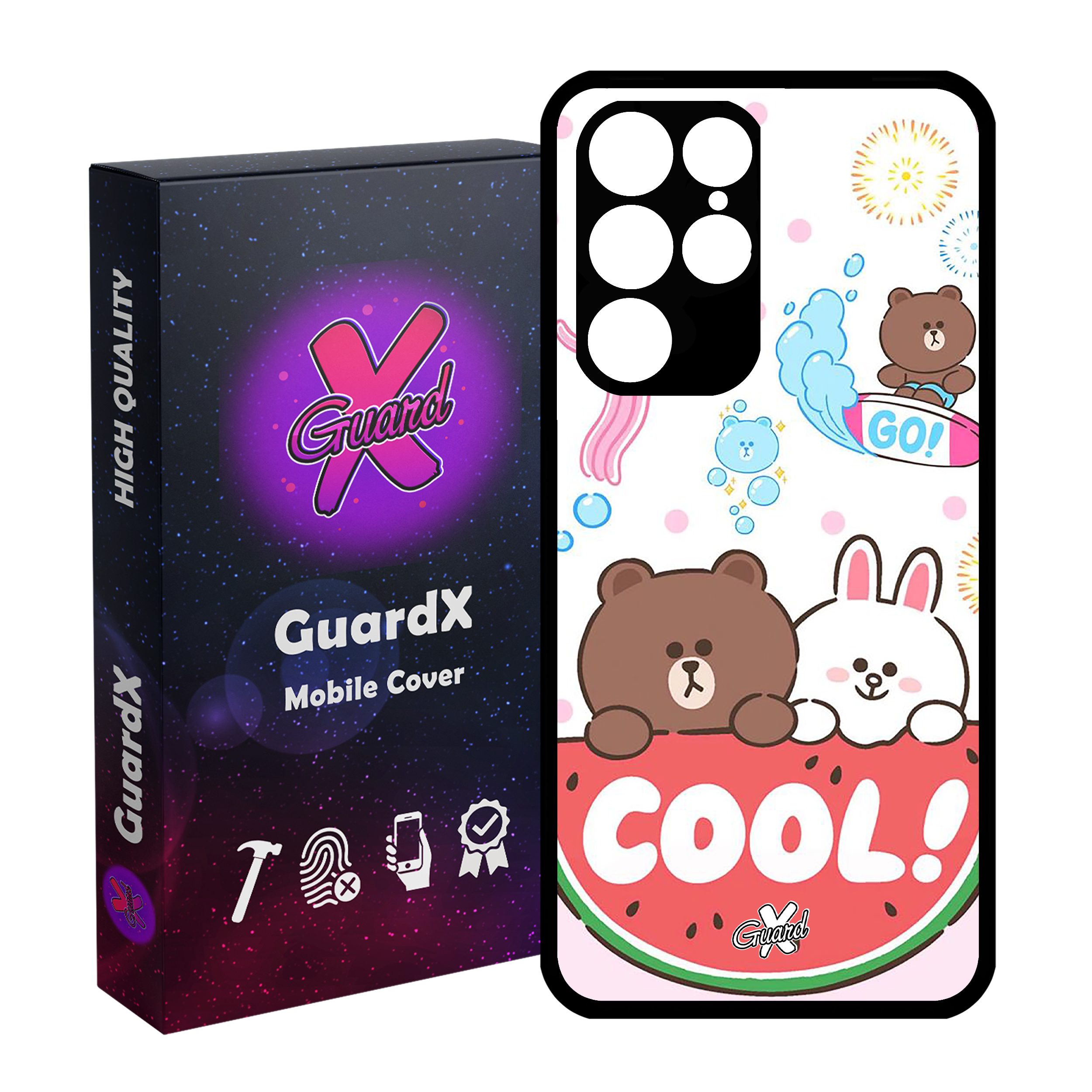 کاور گارد ایکس طرح Cool مدل Glass10071 مناسب برای گوشی موبایل سامسونگ Galaxy S22 Ultra