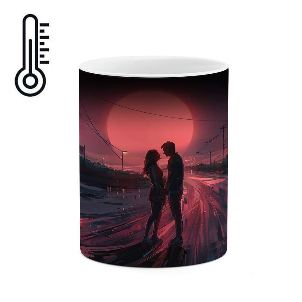 ماگ حرارتی طرح عاشق پیشقان مدل mgp00625