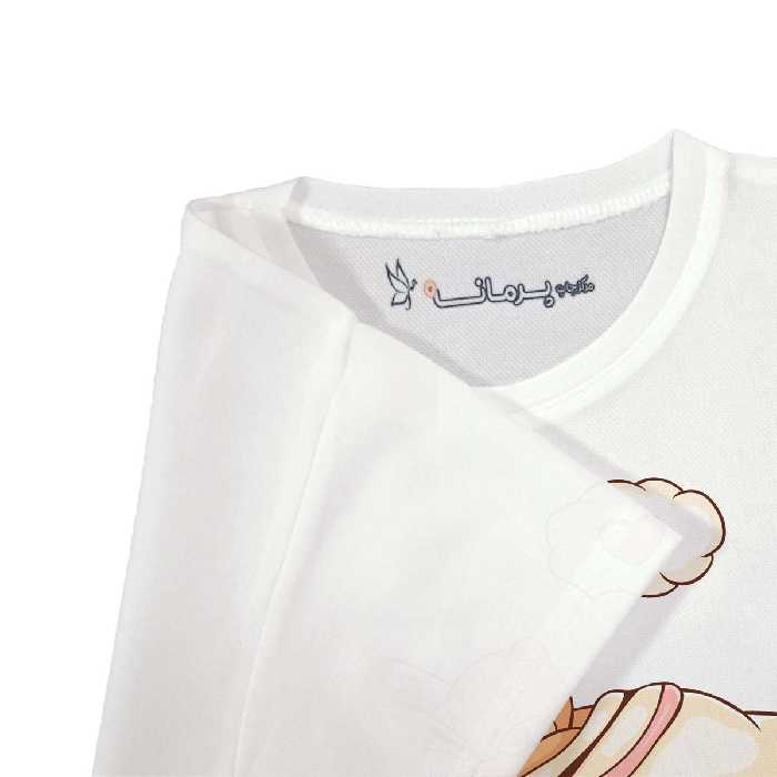 تی شرت بچگانه پرمانه طرح cute کد pmt.2302