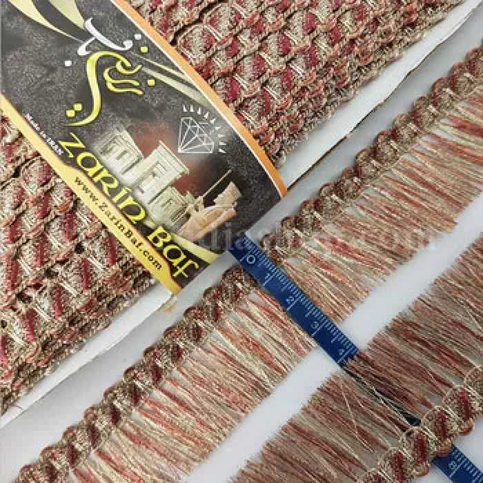 یراق نوار ریشه دار 3.5 طلایی رنگی کد 910