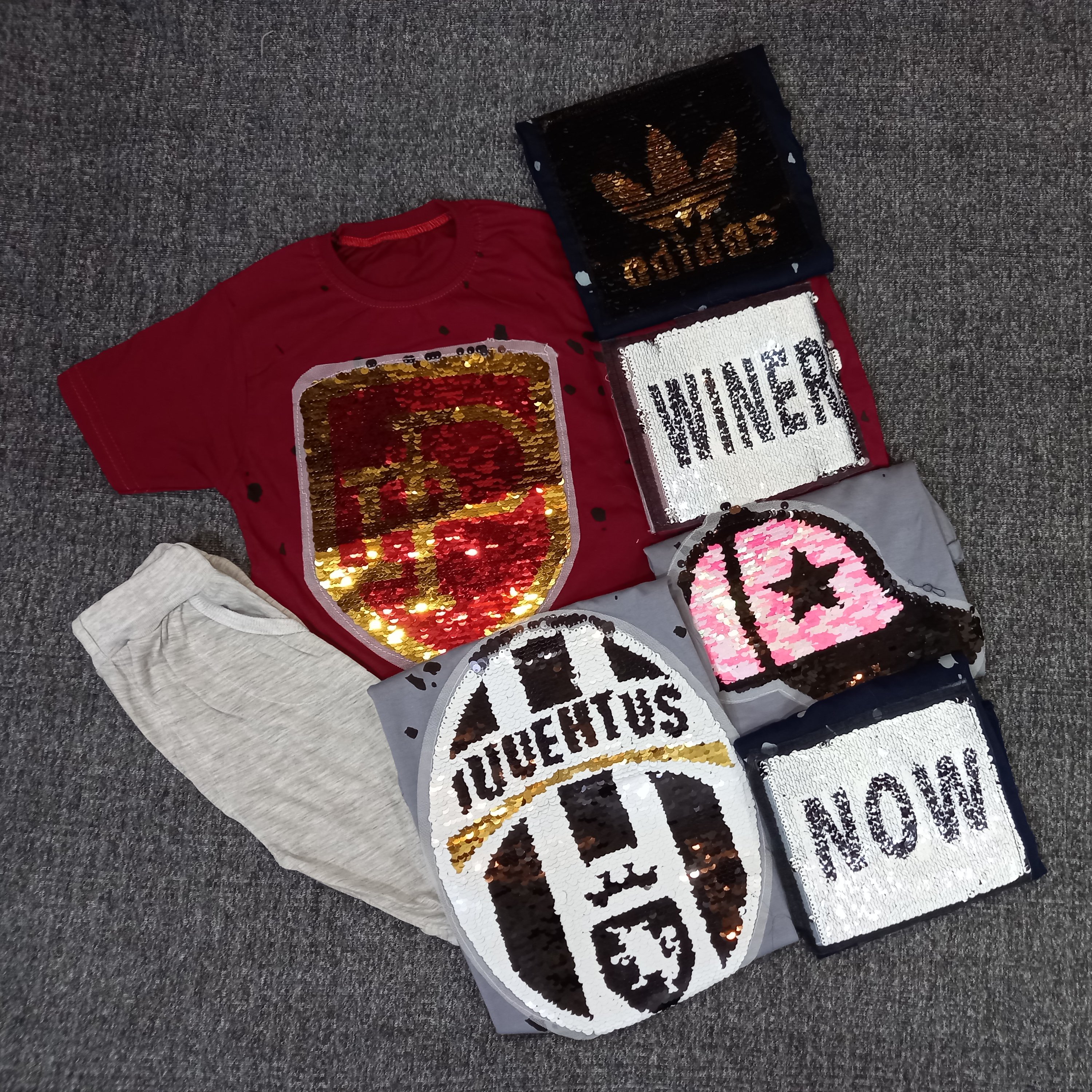 تیشرت شلوارک پولکی پسرانه