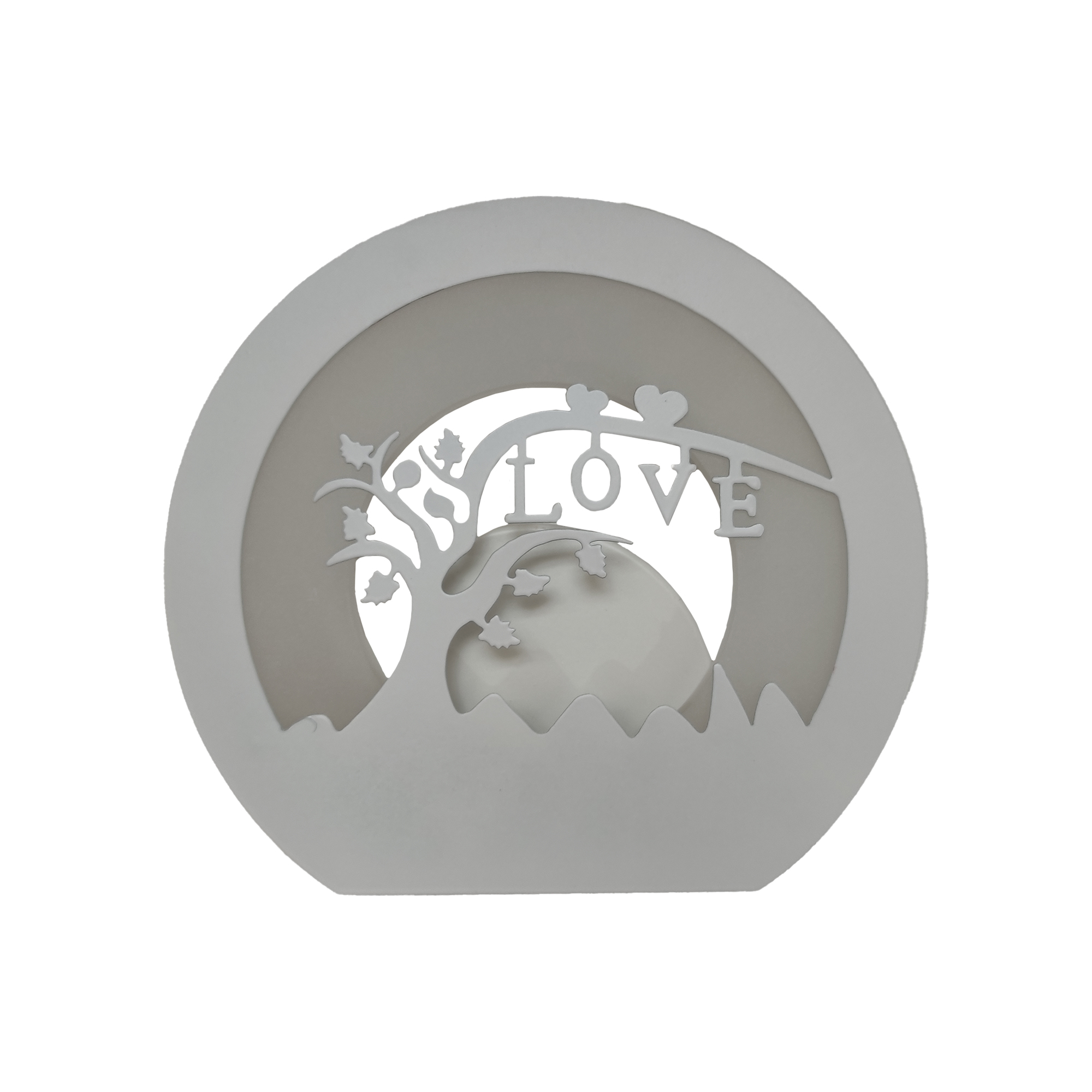 چراغ دیواری طرح درخت لاو مدل مدرن فانتزی