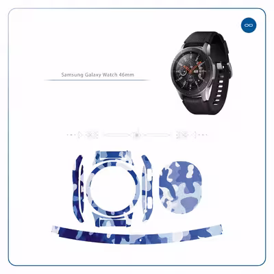 برچسب ماهوت طرح Army-Winter مناسب برای ساعت هوشمند سامسونگ Galaxy Watch 46mm